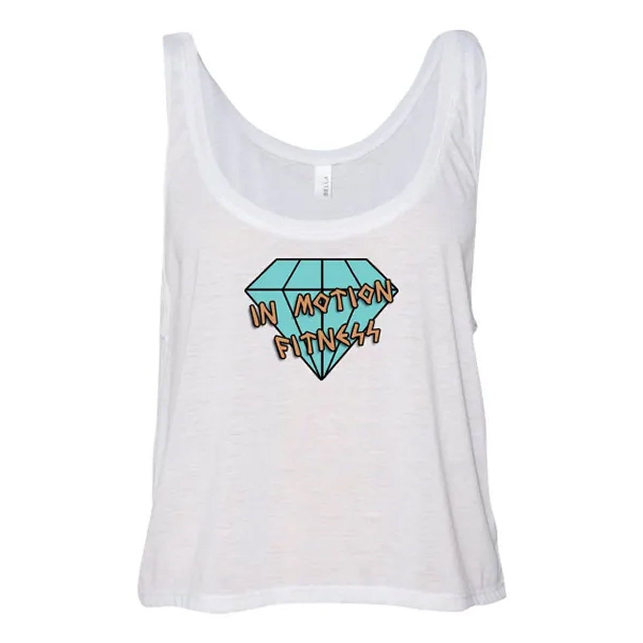 In Mo Diamond Ladies Boxy Crop Top