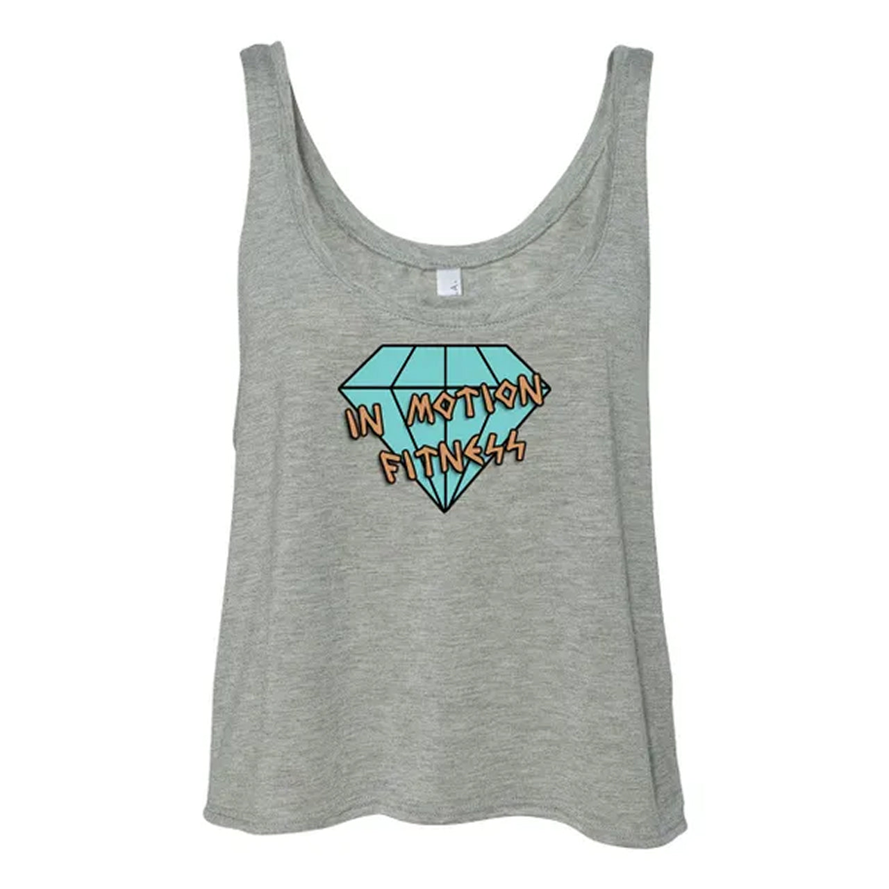 In Mo Diamond Ladies Boxy Crop Top