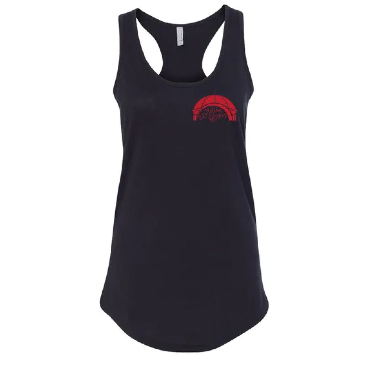 In Mo Ladies Racerback Tank (Black)