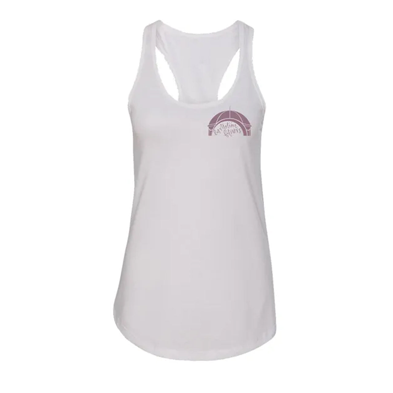 In Mo Ladies Racerback Tank (White)