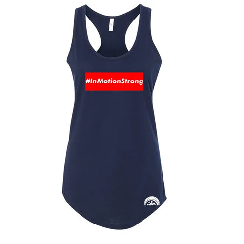 #InMotionStrong Ladies Racerback Tank