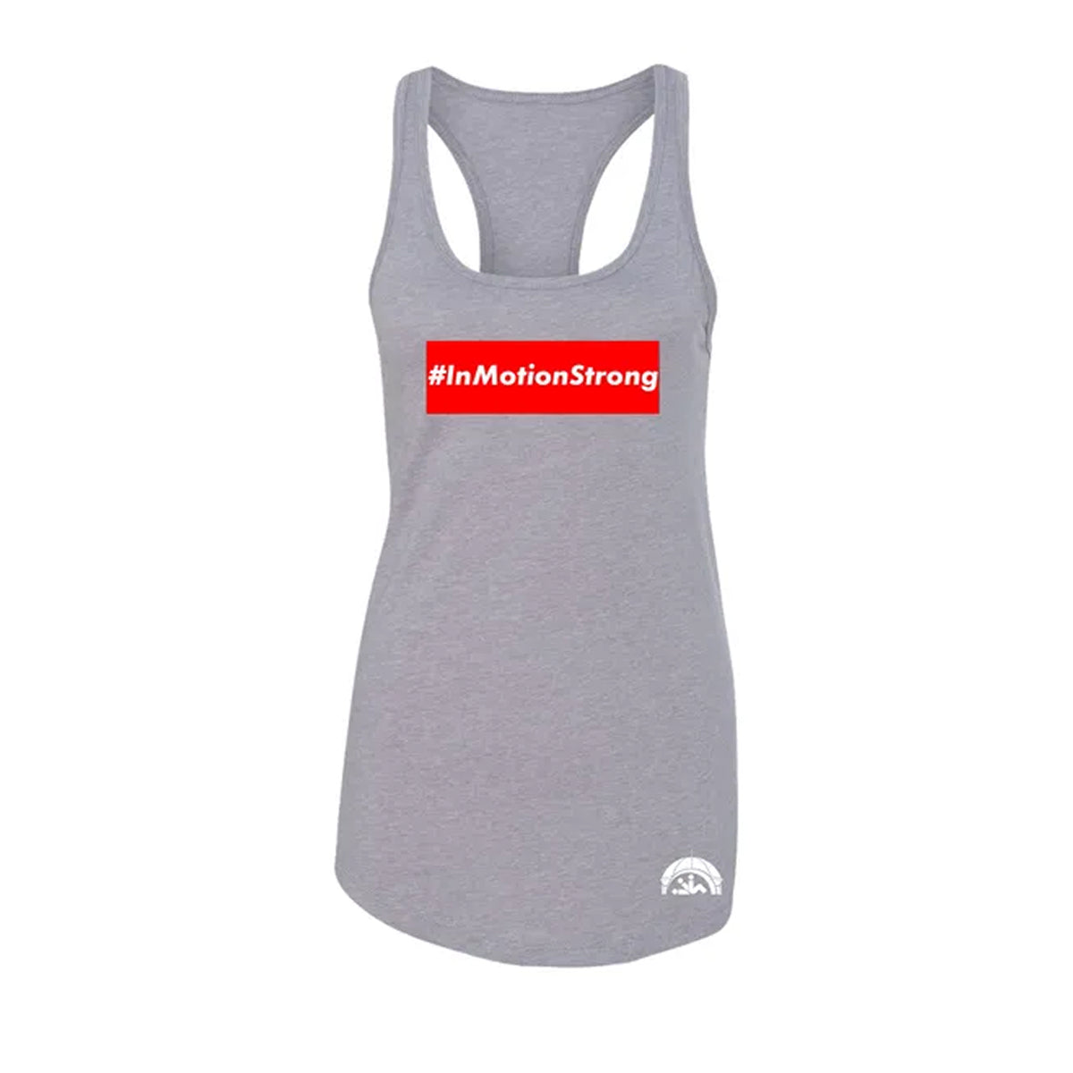 #InMotionStrong Ladies Racerback Tank