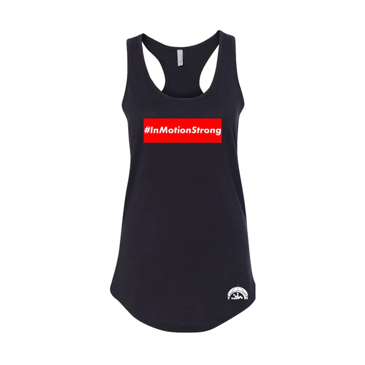 #InMotionStrong Ladies Racerback Tank