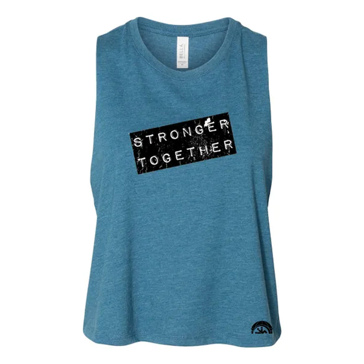 Stronger Together Ladies Crop Tank