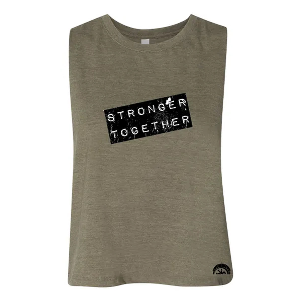 Stronger Together Ladies Crop Tank
