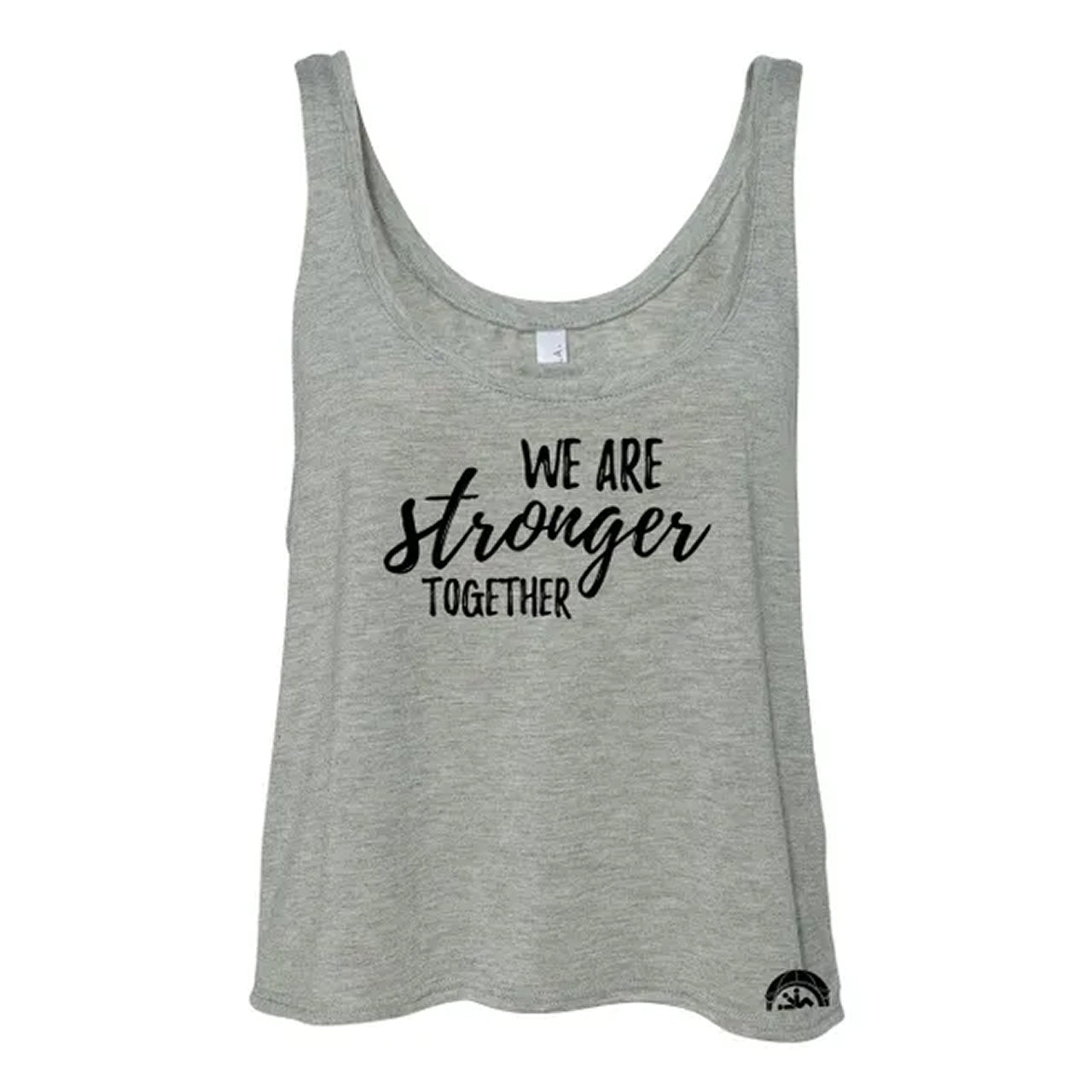 We Are Stronger Ladies Boxy Crop Top