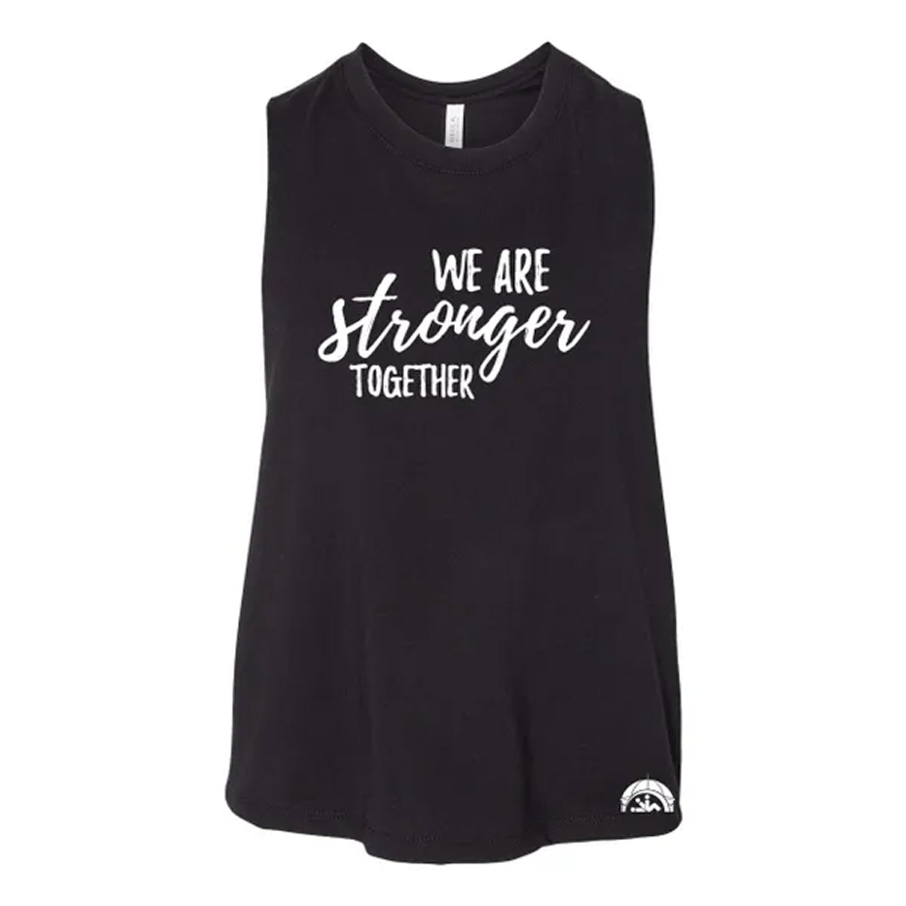 We Are Stronger Ladies Crop Tank