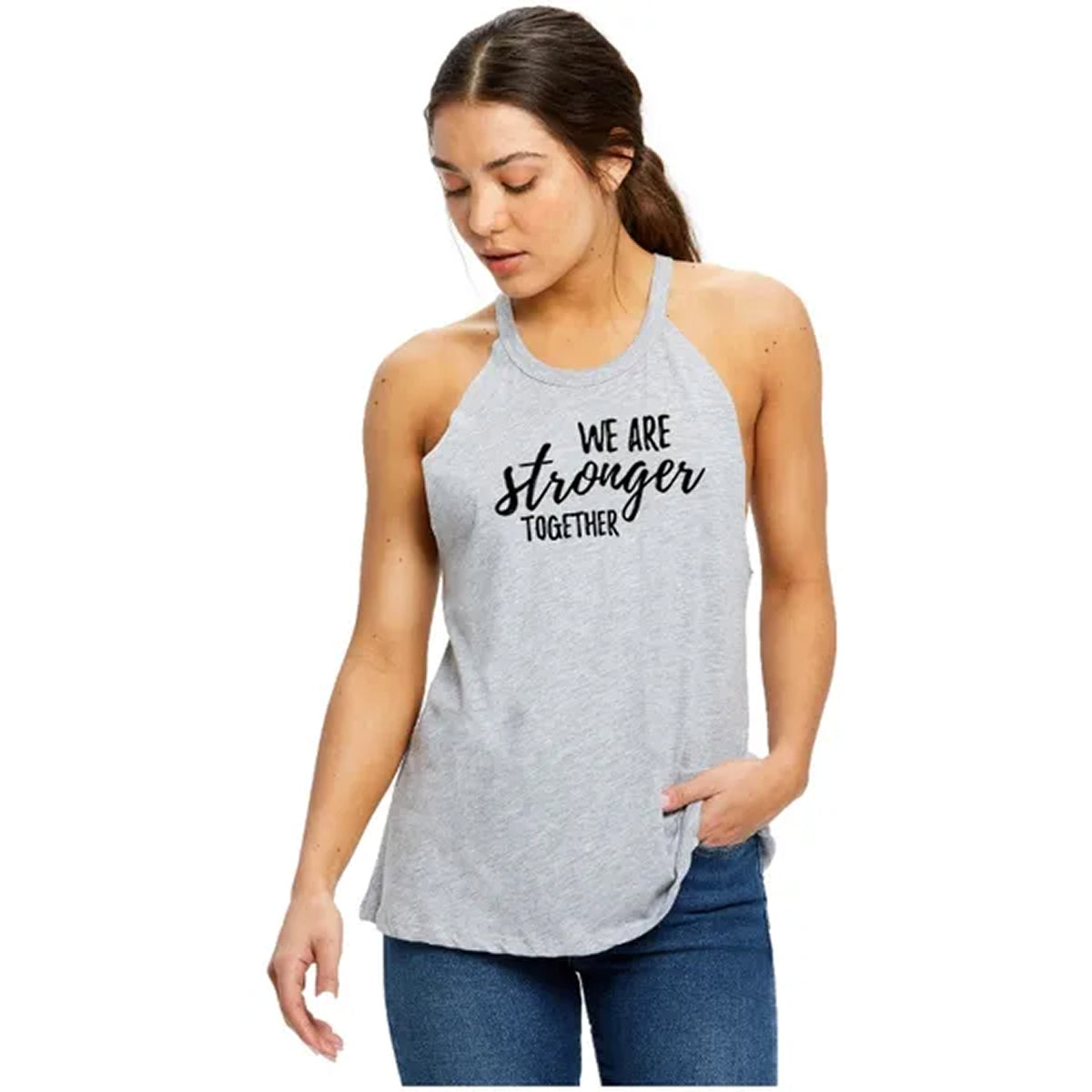 We Are Stronger Ladies Goddess Tank