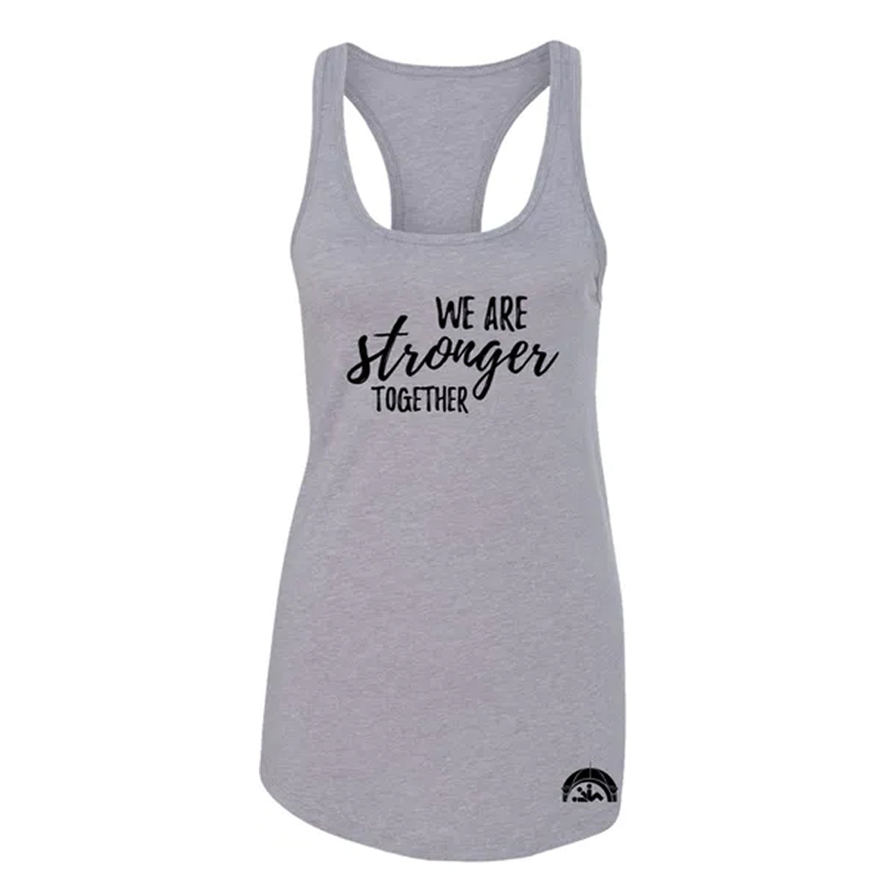We Are Stronger Ladies Racerback Tank