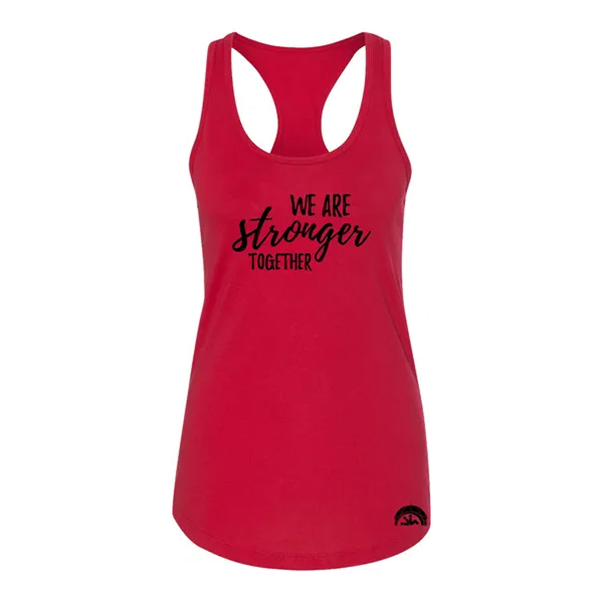 We Are Stronger Ladies Racerback Tank