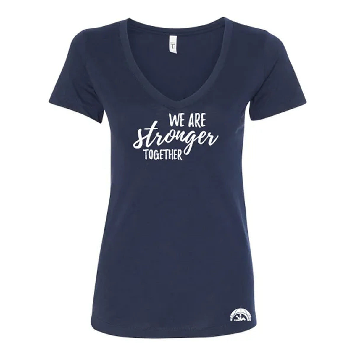 We Are Stronger Ladies V-Neck Tee