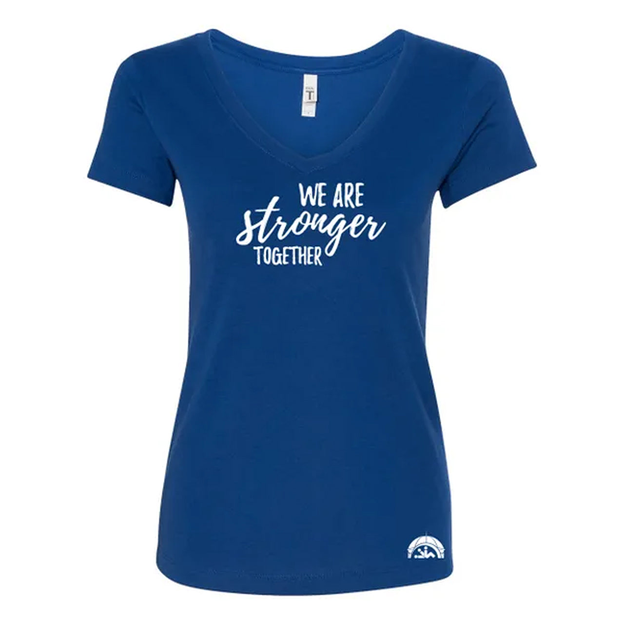We Are Stronger Ladies V-Neck Tee
