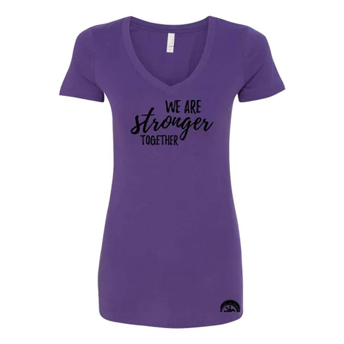 We Are Stronger Ladies V-Neck Tee